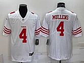 Nike 49ers 4 Emmanuel Moseley White Color Rush Vapor Untouchable Limited Jersey,baseball caps,new era cap wholesale,wholesale hats